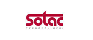 Logo von Sotac Tecnopolimeri, Spezialist für hochwertige technologische Polymerlösungen.